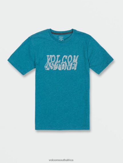 Z0ZR081142 Ocean Teal Heather Boys Correlator Short Sleeve Tee Volcom Clothing