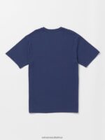 Z0ZR081146 Estate Blue Boys Rotato Short Sleeve Tee Volcom Clothing - Image 2