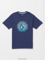Z0ZR081146 Estate Blue Boys Rotato Short Sleeve Tee Volcom Clothing
