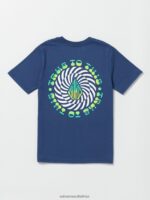 Z0ZR081149 Navy Boys Iron91 Short Sleeve Tee Volcom Clothing - Image 3