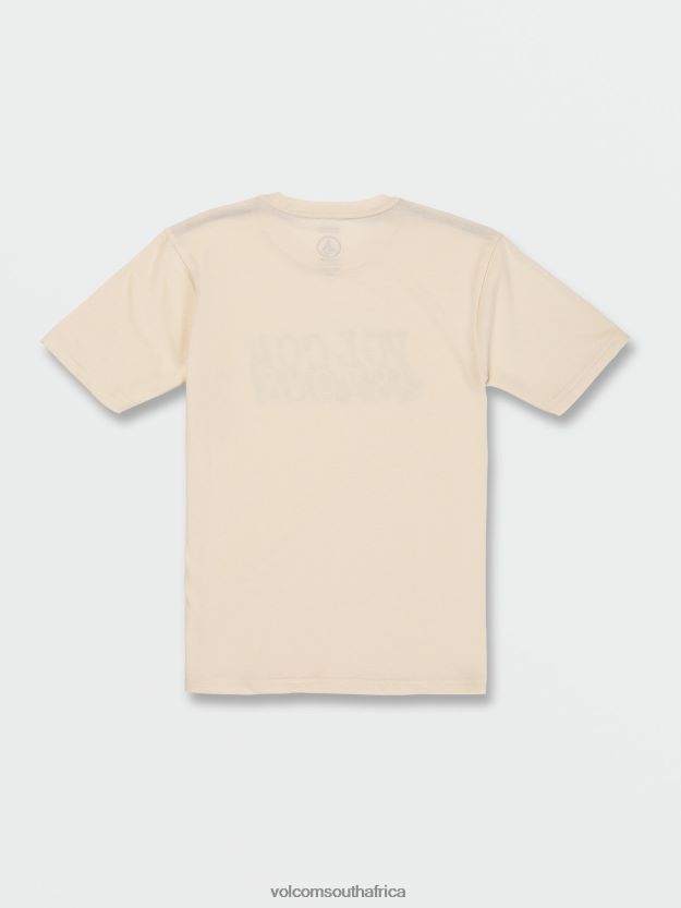 Z0ZR081157 Off White Heather Boys Correlator Short Sleeve Tee Volcom Clothing - Image 2