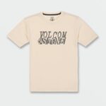 Z0ZR081157 Off White Heather Boys Correlator Short Sleeve Tee Volcom Clothing