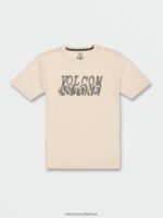 Z0ZR081157 Off White Heather Boys Correlator Short Sleeve Tee Volcom Clothing