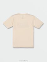Z0ZR081157 Off White Heather Boys Correlator Short Sleeve Tee Volcom Clothing - Image 3