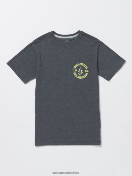 Z0ZR081158 Dark Black Heather Boys Visualizer Short Sleeve Tee Volcom Clothing