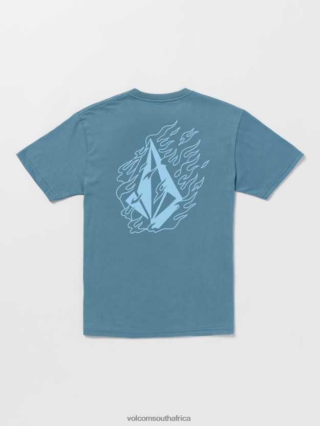 Z0ZR081159 Indigo Ridge Boys Iron91 Short Sleeve Tee Volcom Clothing - Image 3