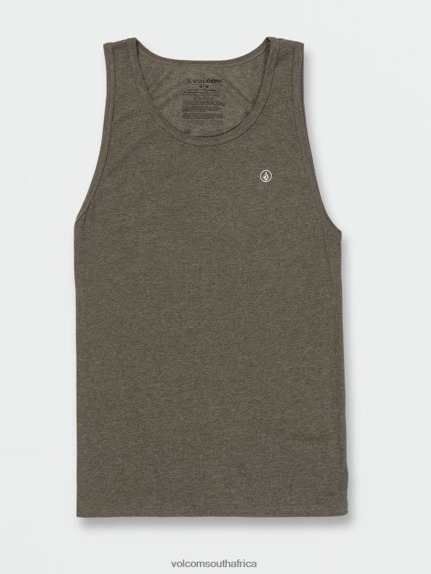 z0zr08115_martini_olive_men_solid_heather_tank_volcom_clothing.jpg Z0ZR08115 Martini Olive Men Solid Heather Tank Volcom Clothing - Image 1