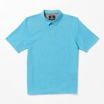 Z0ZR081174 Turkish Blue Boys Wowzer Polo Short Sleeve Shirt Volcom Clothing