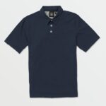 Z0ZR081175 Navy Boys Wowzer Polo Short Sleeve Shirt Volcom Clothing