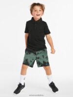 Z0ZR081176 Black Boys Wowzer Polo Short Sleeve Shirt Volcom Clothing