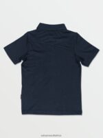 Z0ZR081177 Navy Boys Wowzer Polo Short Sleeve Shirt Volcom Clothing - Image 3