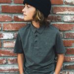 Z0ZR081179 Stealth Boys Wowzer Polo Short Sleeve Shirt Volcom Clothing