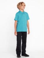 Z0ZR081180 Electric Blue Boys Wowzer Polo Short Sleeve Shirt Volcom Clothing