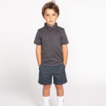 Z0ZR081182 Stealth Boys Wowzer Polo Short Sleeve Shirt Volcom Clothing