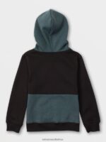 Z0ZR081188 Black Boys Forzee Pullover Hoodie Volcom Clothing - Image 3