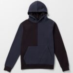 Z0ZR081191 Navy Boys Halfstone Hoodie Volcom Clothing