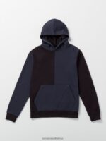 Z0ZR081191 Navy Boys Halfstone Hoodie Volcom Clothing