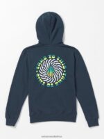 Z0ZR081195 Navy Boys Iron91 Zip Jacket Volcom Clothing - Image 3