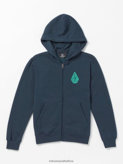 Z0ZR081195 Navy Boys Iron91 Zip Jacket Volcom Clothing