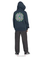 Z0ZR081195 Navy Boys Iron91 Zip Jacket Volcom Clothing - Image 9