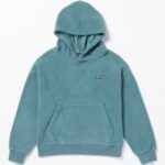 Z0ZR081196 Service Blue Boys Throw Exceptions Hoodie Volcom Clothing
