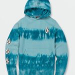 Z0ZR081199 Coastal Blue Boys Iconic Stone Pullover Sweatshirt Volcom Clothing