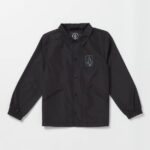 Z0ZR081204 Black Boys Coaches Jacket Volcom Clothing