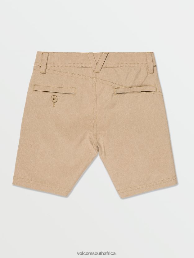 Z0ZR081206 Dark Khaki Boys Frickin Cross Shred Static Shorts Volcom Clothing - Image 2