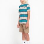 Z0ZR081207 Khaki Boys Loose Truck Shorts Volcom Clothing