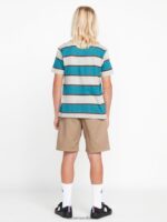 Z0ZR081207 Khaki Boys Loose Truck Shorts Volcom Clothing - Image 4