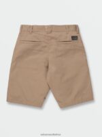 Z0ZR081207 Khaki Boys Loose Truck Shorts Volcom Clothing - Image 9