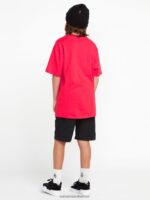 Z0ZR081208 Black Boys Frickin Chino Shorts Volcom Clothing - Image 2