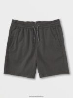 Z0ZR081212 Charcoal Heather Boys Frickin Elastic Waist Shorts Volcom Clothing