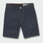 Z0ZR081217 Dark Navy Boys Frickin Chino Shorts Volcom Clothing