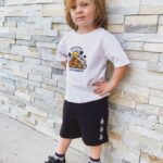 Z0ZR081222 Black Boys Iconic Stone Fleece Shorts Volcom Clothing