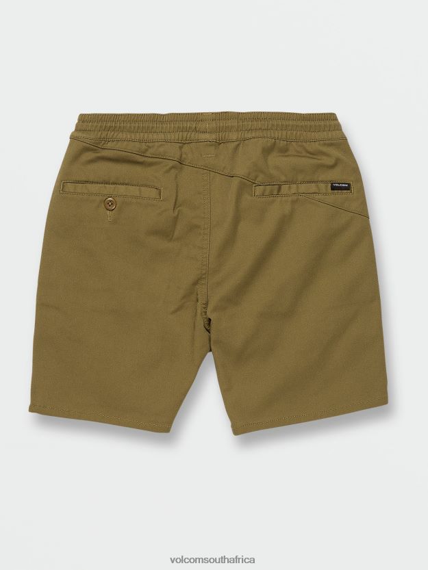 Z0ZR081224 Old Mill Boys Frickin Elastic Waist Shorts Volcom Clothing - Image 2