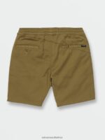 Z0ZR081224 Old Mill Boys Frickin Elastic Waist Shorts Volcom Clothing - Image 3