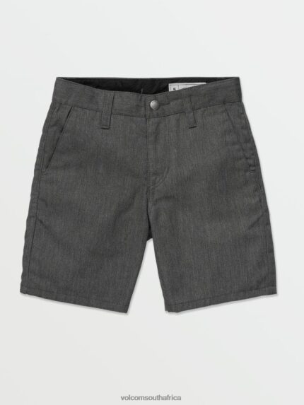Z0ZR081227 Charcoal Heather Boys Frickin Chino Shorts Volcom Clothing
