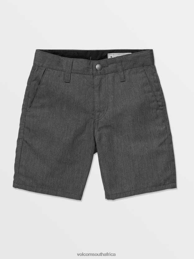 z0zr081227_charcoal_heather_boys_frickin_chino_shorts_volcom_clothing.jpg Z0ZR081227 Charcoal Heather Boys Frickin Chino Shorts Volcom Clothing - Image 1