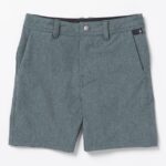 Z0ZR081228 Dark Slate Boys Frickin Cross Shred Static Shorts Volcom Clothing