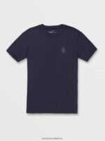 Z0ZR08122 Navy Men Stone Tech Short Sleeve Tee Volcom Clothing