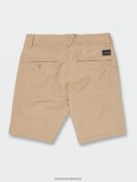 Z0ZR081230 Dark Khaki Boys Frickin Cross Shred Static Shorts Volcom Clothing - Image 2