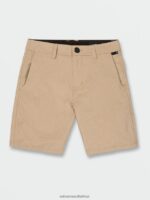 Z0ZR081230 Dark Khaki Boys Frickin Cross Shred Static Shorts Volcom Clothing