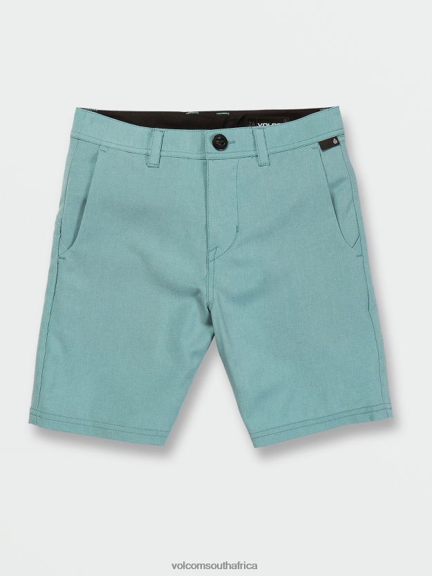 Z0ZR081232 Cali Blue Heather Boys Frickin Cross Shred Static Shorts Volcom Clothing - Image 1