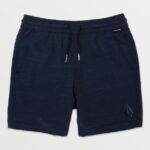 Z0ZR081234 Navy Boys Freazy Loose Elastic Waist Denim Pants Volcom Clothing