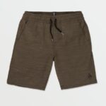 Z0ZR081235 Lead Boys Understoned Elastic Waist Hybrid Shorts Volcom Clothing