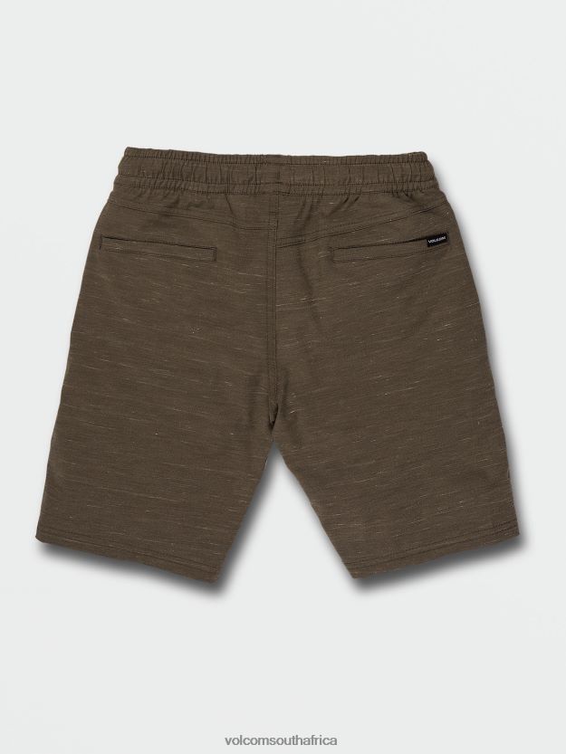 Z0ZR081235 Lead Boys Understoned Elastic Waist Hybrid Shorts Volcom Clothing - Image 7