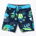 Z0ZR081244 Navy Boys Mod Sunriser Floral Trunks Volcom Clothing