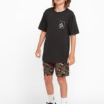 Z0ZR081245 Military Boys Stone Party Animals Mod-Tech Trunks Volcom Clothing