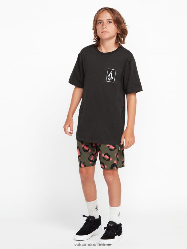 Z0ZR081245 Military Boys Stone Party Animals Mod-Tech Trunks Volcom Clothing - Image 1